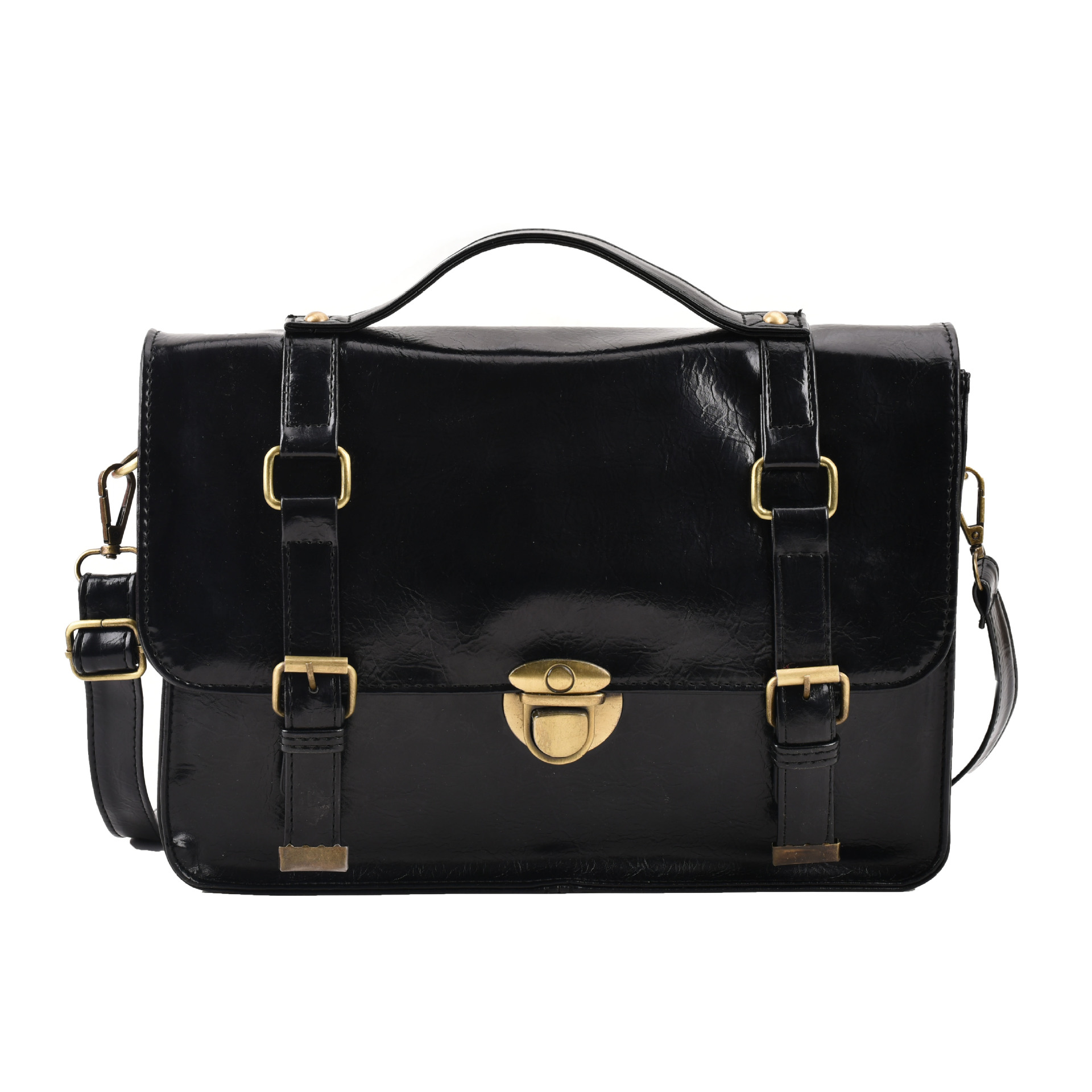 2025 NEW Free shipping designer bags for womens Oil wax leather double bag leisure black beige brown European and American niche design handbag