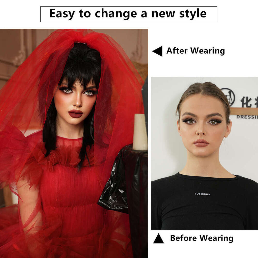 Female Role Play Halloween Costume Wig Tiktok Kq9 Kq9