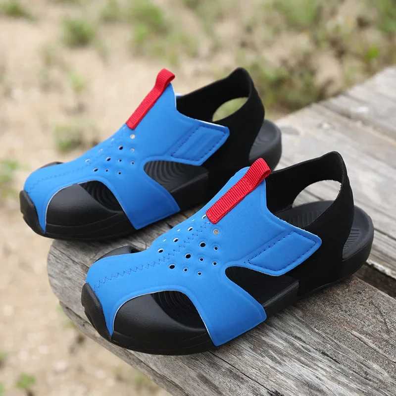 Sandals Children Summer Fashion Airplane Sandals Shoes Summer New Baby Beach Shoes Boys and Girls Super Light Sandals H241217