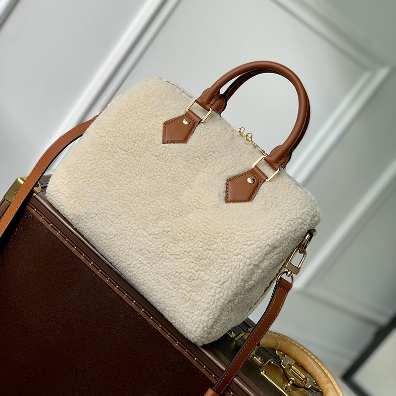 Women Pillow Bag 25CM Designer Shoulder Bag Genuine Leather Women Handbag L026