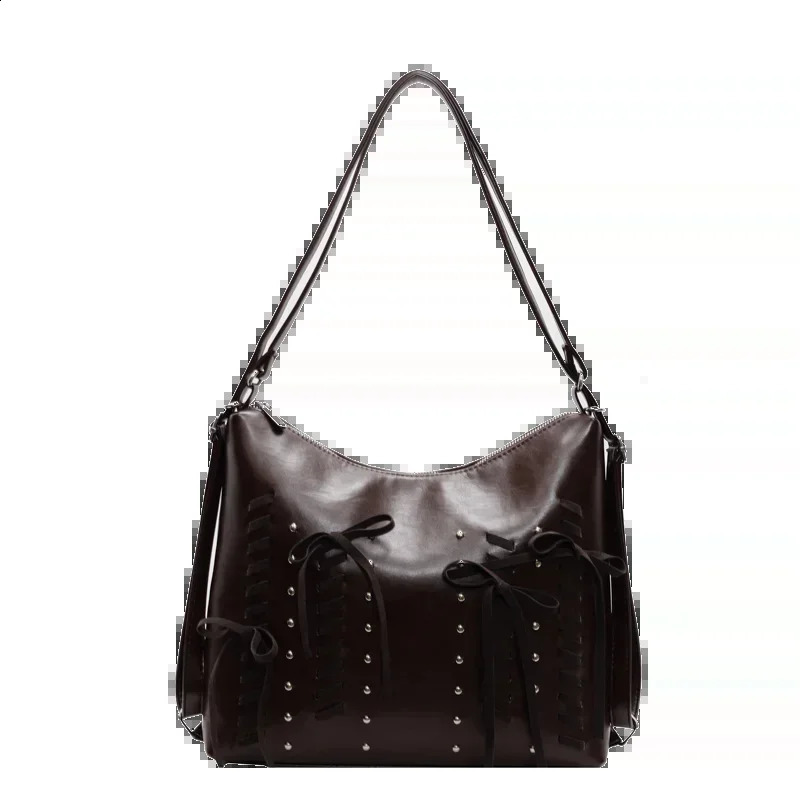 Solid Sewing Thread Fashion Tote Bags Large Capacity Interior Compartment Bags for Women Zipper Pu Womens Handbags 241216