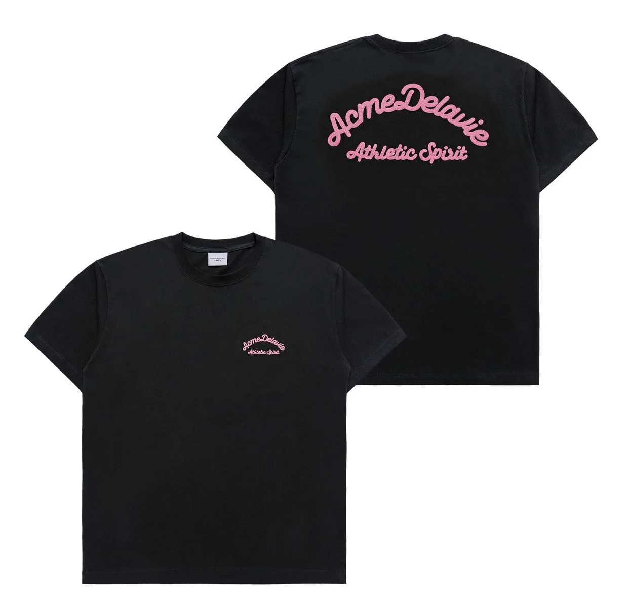 Women's T-Shirt Korean ADLV female short-slved flying policewoman joint letter cute printed rabbit bear T-shirt Y241212D6JV