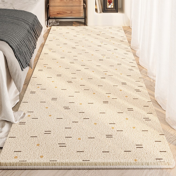 Simple Carpet Home Bedroom Dustproof Non-slip Bedside Blanket