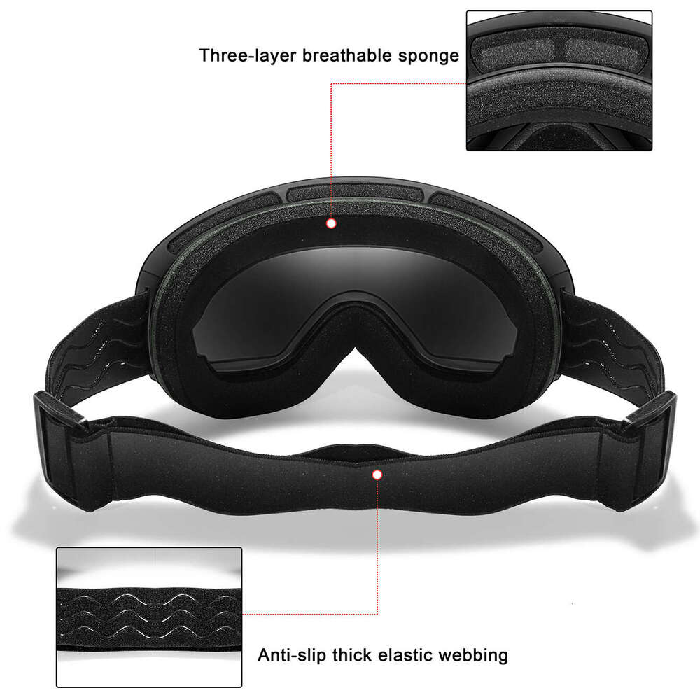 Snow Ski Goggles Double Layers Sponge Anti-fog Glasses UV400 Outdoor Sports Snowboard Snowmobile Eyewear Gifts