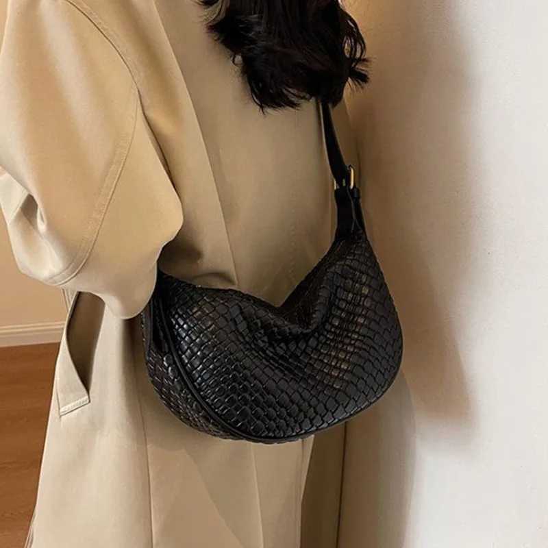 Crossbody Bags for Women Korean Handbags Zipper Shoulder Messenger Bag Female Fashion Hobos Large Capacity Shopper Bag Sac 2024C250312