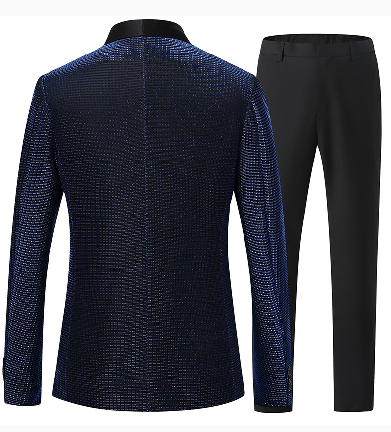 3794 Suit set for men and women, three-piece professiona