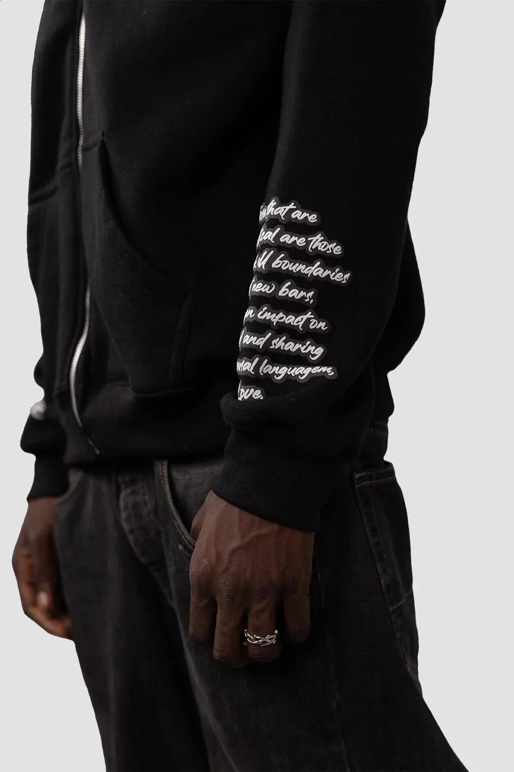 American Y2k High Street Trend Jacket Men Women Letter Star Print All Zipper Hoodie Harajuku Fashion Retro Oversized Sweatshirt 241217