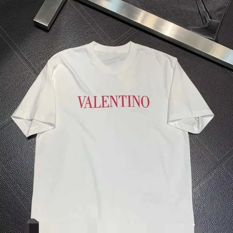 Women's T-Shirt Summer New Cotton Versatile Short Slved Mens Printed Letter Trendy Brand Casual T-shirt Round Neck Loose Top Ts S-4XL Y2412122D90