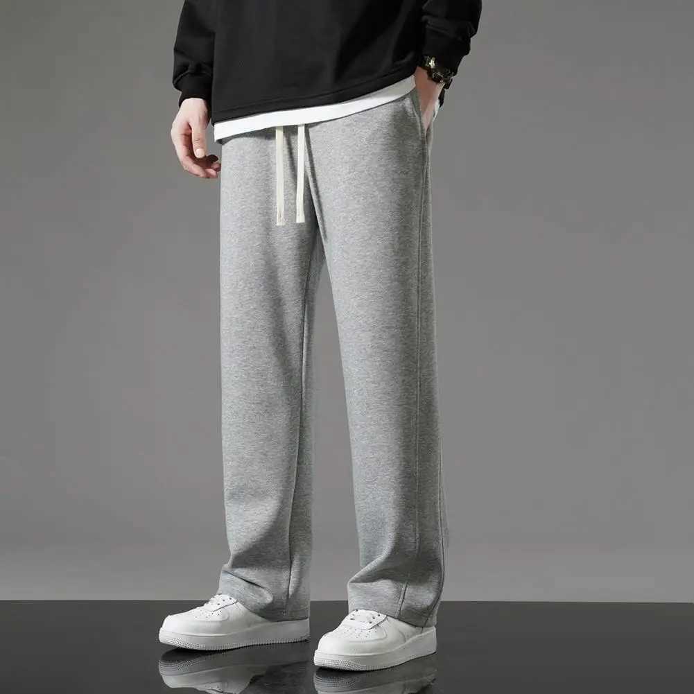 2025S Fashion Designer High Quality Joggers Moisture-wicking Men Trousers Mens Drawstring Elastic Waist Wide Leg Sweatpants With For Daily