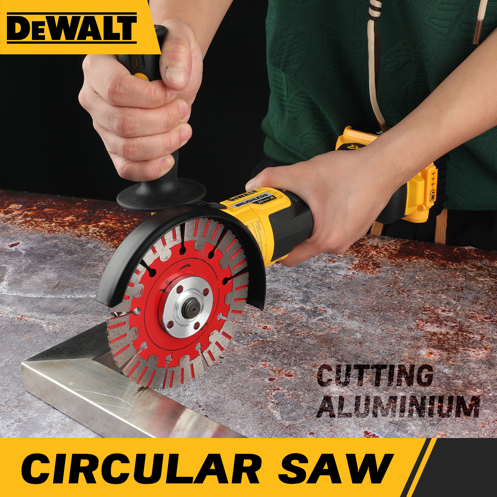 Dewalt DCG405NT 125mm Grinder Grinder Tool Wireless 20V Power Tools Electric Grinder Angle Grinder Brushless Sander Angle Cutt (only tool)