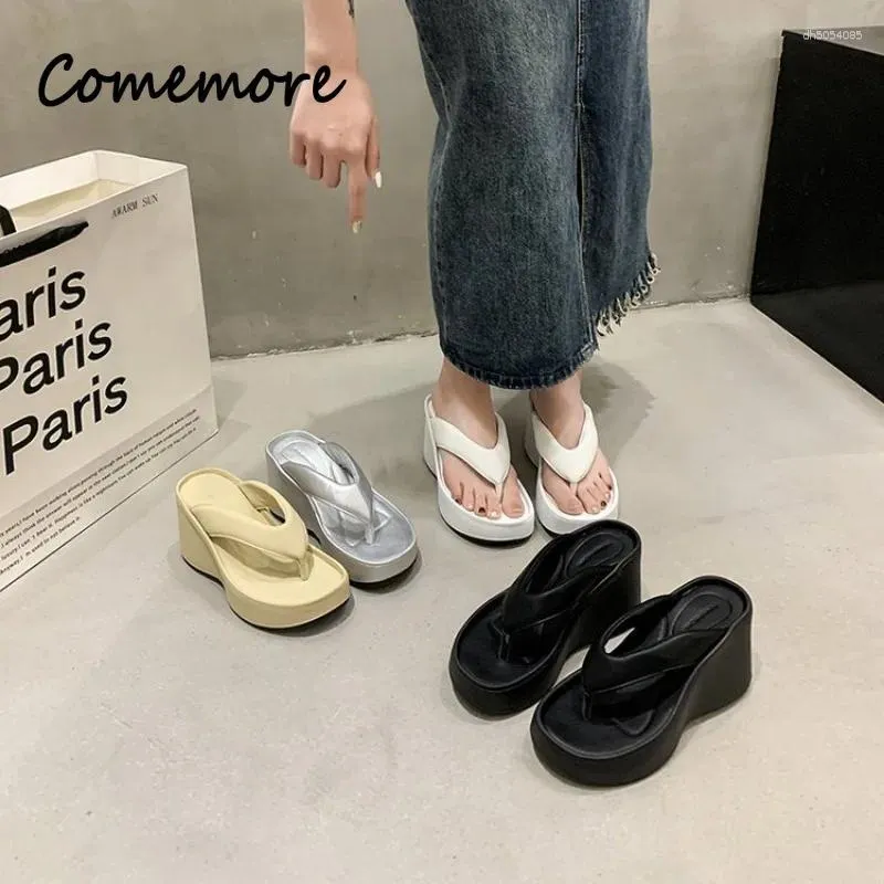 Slippers Est Summer Platform Women Fashion Elegant Outdoor Siery Slides Shoes Ladies Casual Wedges High Heels Sandalias