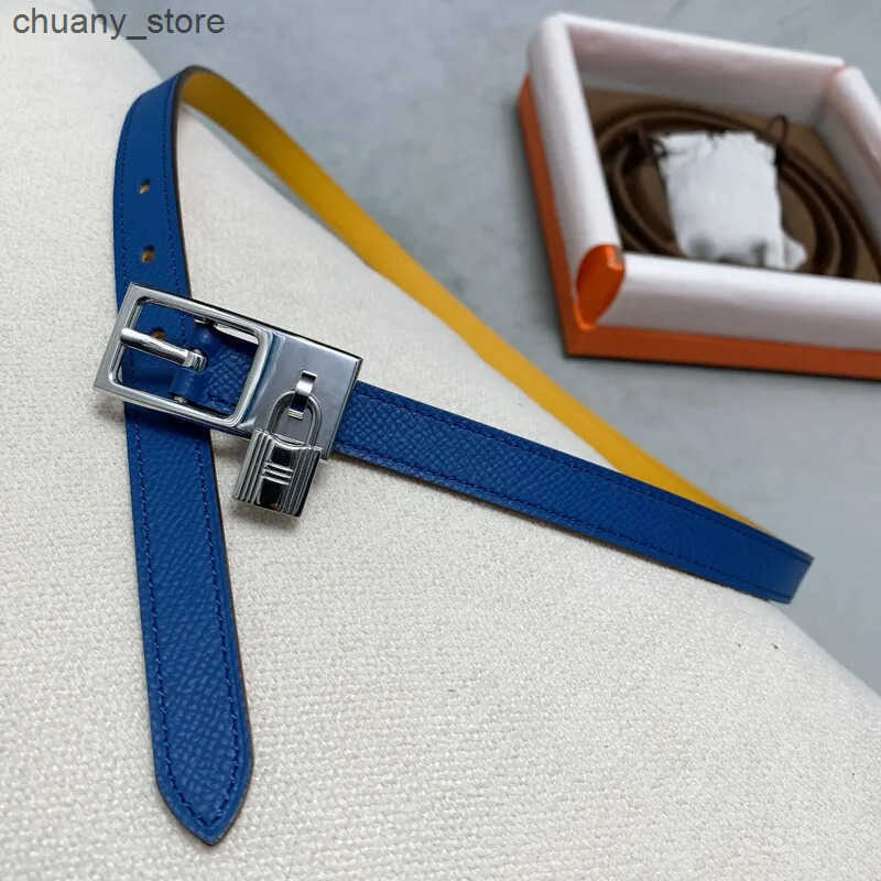 Belts Waist Decoration 1.3 Needle Buckle Strap Womens Fashion Leather Lock Strap Everything Correct Leather Exquisite Belt L240910