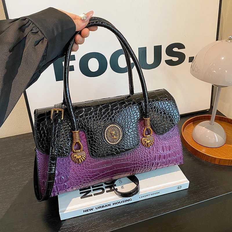 Famous Designer Brand Bags Wen odile Leather Handbag New Luxury Purple Ladies Hand Bag Purse Fi Shoder Bag Classic Z241216