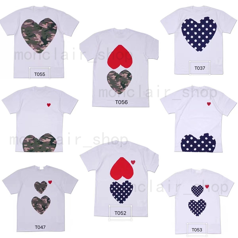 mens t shirt graphic tee designer shirt new red love camouflage short sleeve ladies polka dot shirt sleeve Casual printing