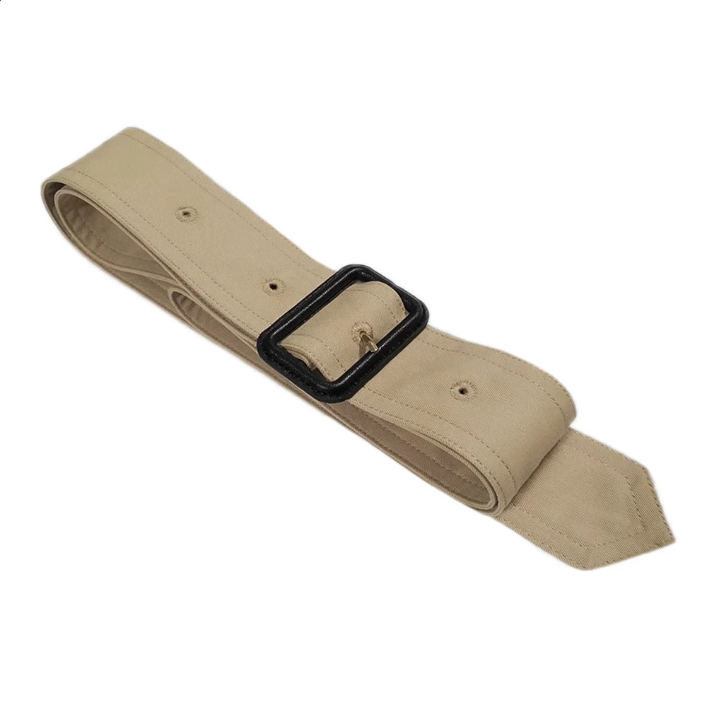 Women Trench Coat Belt Replacement with Buckle Wide Waistband Belt for Overcoat Jacket 241217