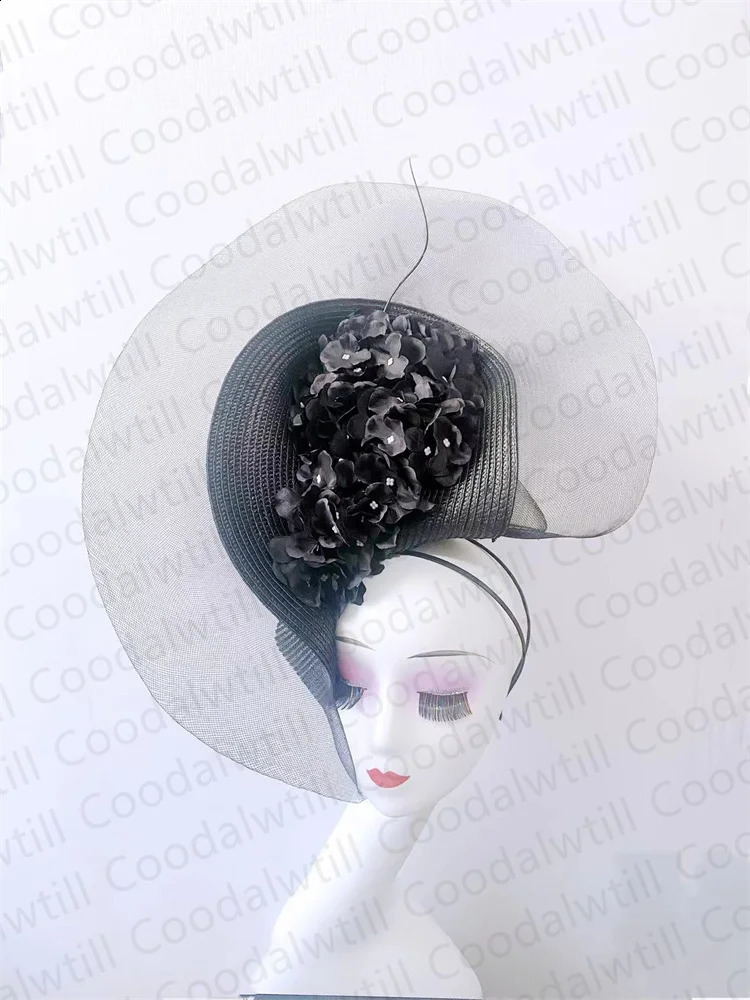 Beautiful Fascinator Hat For Women Elegant Weddings Pillbox Cap With Flower Party Derby Hat Femme Mariage Chapeau 241217