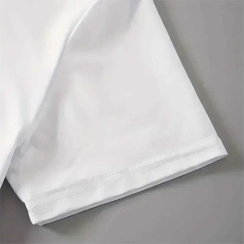 Women's T-Shirt Save The Drama for Your Mama Letter Printed T-shirt Cotton Womens Fashion T-shirt White O-neck Simple Strt Vintage Tops Y241212WT