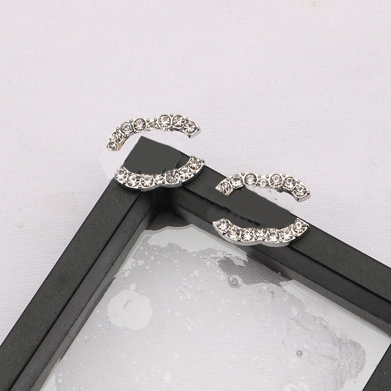Brand Colored Dia Stud Earring Designer Letters Girls Earrings Plated Women Wedding Party Jewelry Accessories Gifts 20style