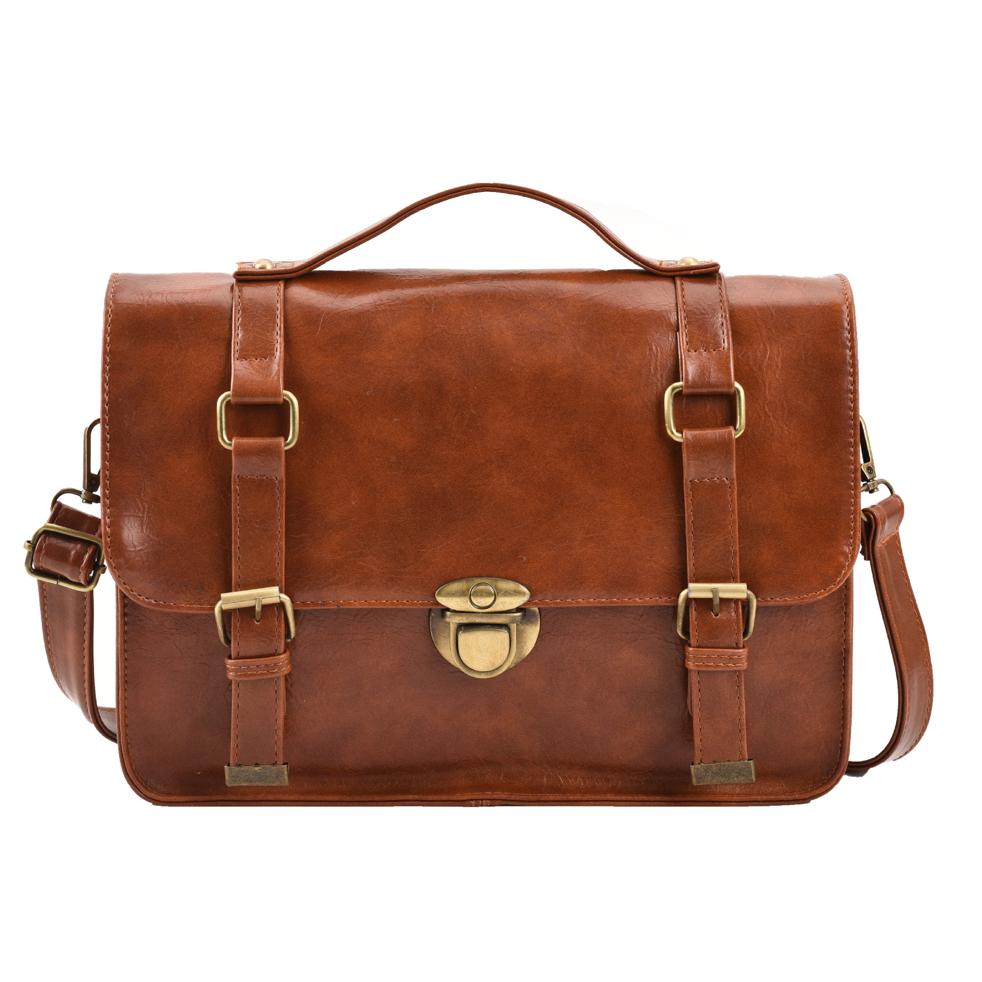 2025 NEW Free shipping designer bags for womens Oil wax leather double bag leisure black beige brown European and American niche design handbag