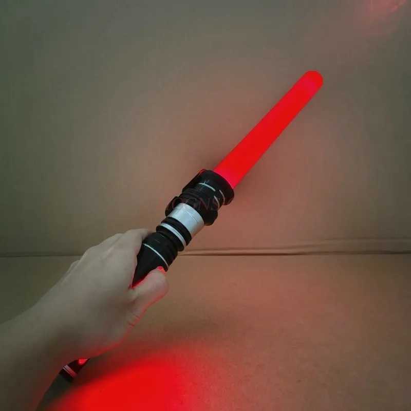 Light sword new telescope Lightsaber toy role-playing glowing music star laser toy sword childrens toy boy gift X241217