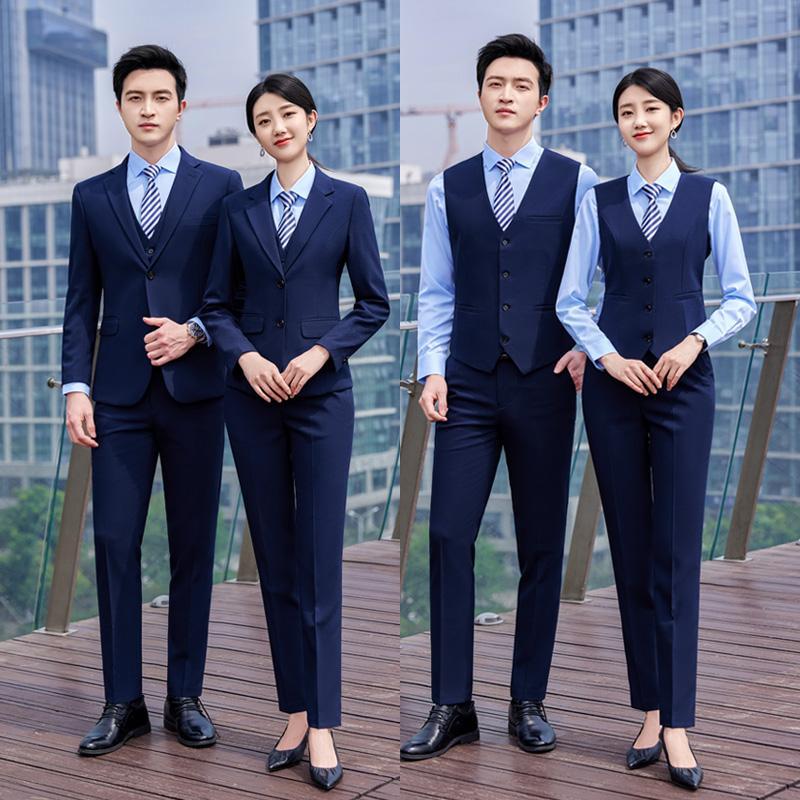 F626 Men's three-piece suit spring and autumn Korean style slim suit business suit groom wedding dress