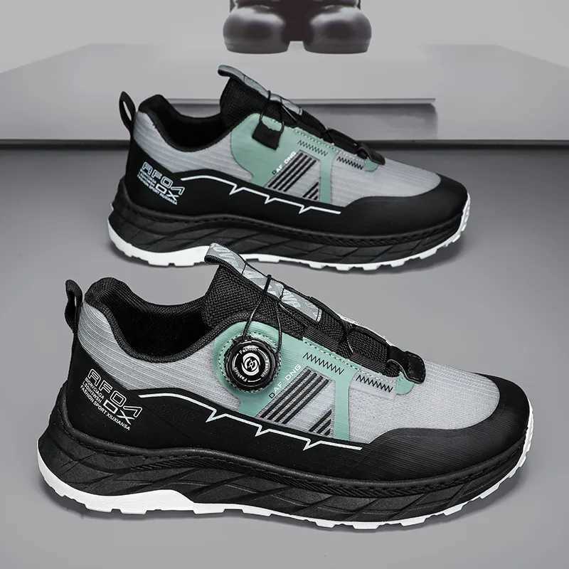 Men Casual Sneakers 2025 Autumn New Men Luxury Fashion Running Shoes Twist Buckle Non-slip Breathable Outdoor Sport Casual ShoesC250304