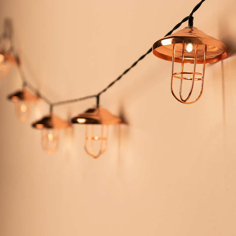 Moroccan Style Iron String Lights with Solar Power for Outdoors - Ready Stock for Retailers