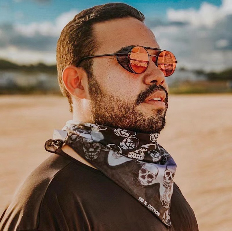 Steampunk Round Sunglasses Goggle Metal Oval Windproof Men Women Fashion Shades Oversized Brand Designer Vintage Retro Sun Glasses Goggles S94 66247 I