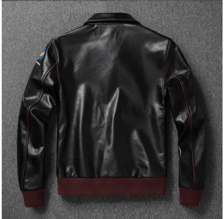 YR WholesalesEastMan Classic A2 Horsehide coatVintage Us air force genuine leather jacketA2 Bomber cloth 241217