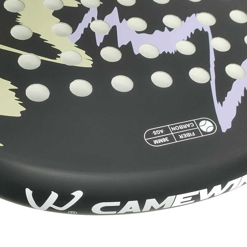 Padel rack Paddle rack 00% carbon fiber EVA elastic memory foam core lightweight tennis bracket carbon fiber cushion frameW241217