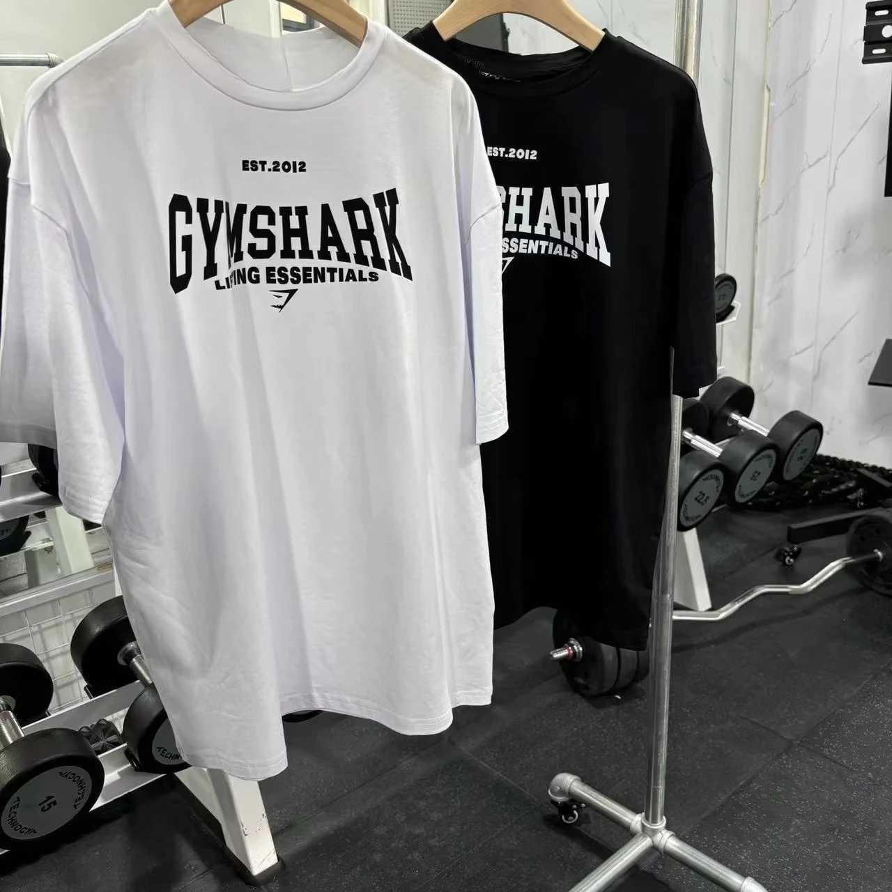 Women's T-Shirt Womens 2025 Summer Gym Cotton Men Women Muscular Graphic Fashion Casual Short Slve Strtwear Classic Print New Arrival Y241212H6IJ