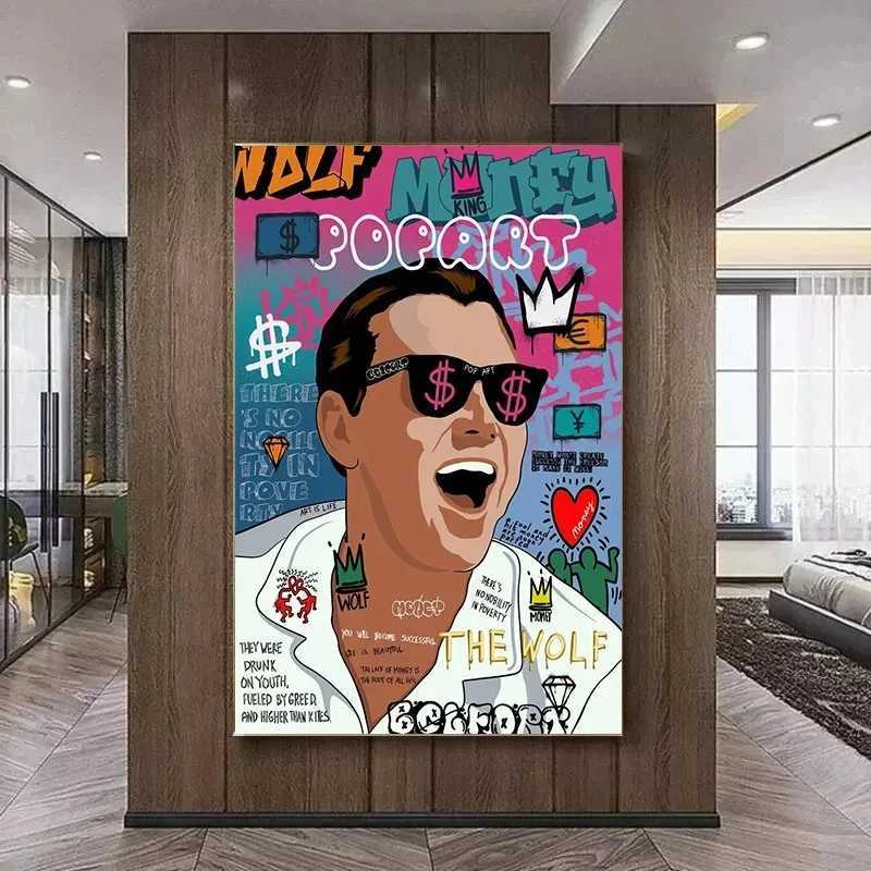 Graffiti Street Pop Art Banksy Portraits Of Famous People Poster Abstract Canvas Oil Painting Wall Art Pictures Home DecorXJ2411216