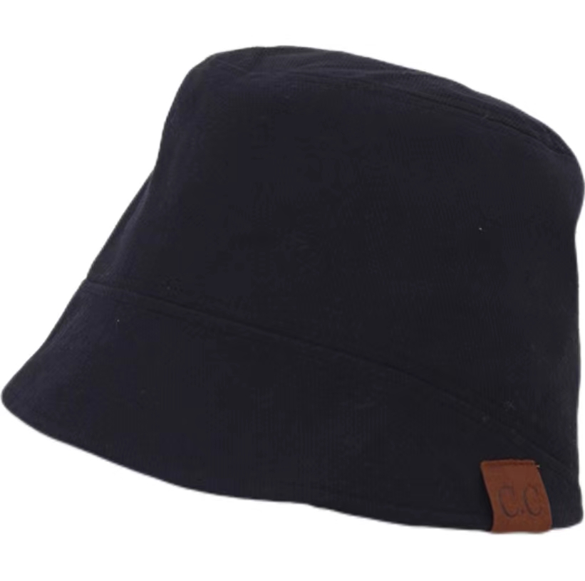 Fisherman's cap female summer veiled sun-shading bucket hat show face small simple trend cap hundred matching basin hat bucket hats