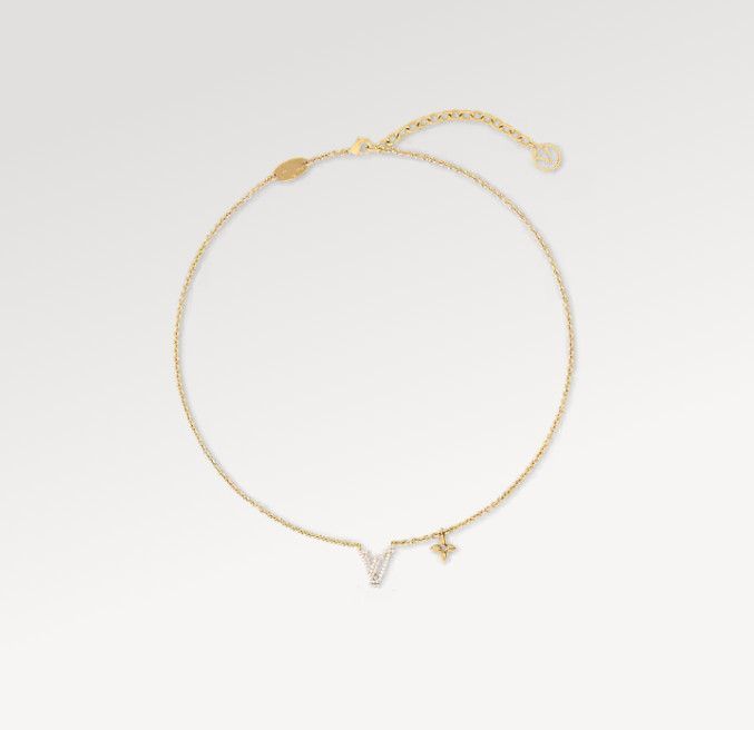 With BOX Diamond necklace Fashion Classic Flower Necklace Charm 18K Gold Plated Crystal Pendant for Women&Girl Valentine's Engagement designer Jewelry Gift