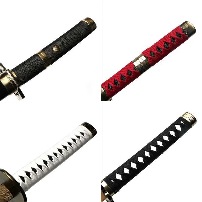3-piece set of Roronoa Zoro sword 104cm handmade Katana Japanese anime cosplay sword Shusui Enma Kitetsu without sword stand and belt X241217