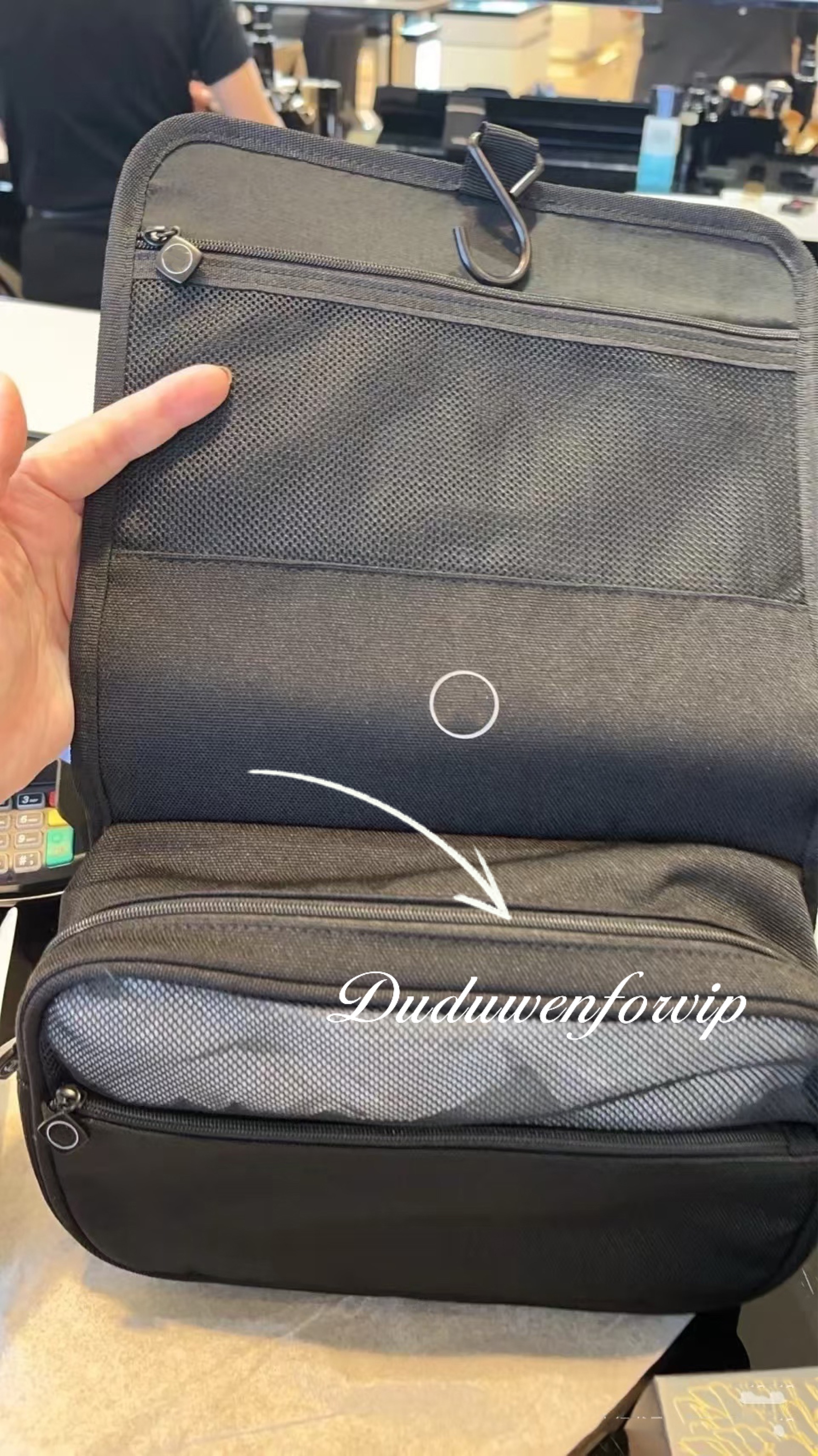storage bags 24.5X16.5X8cm Hanging Toilet Bag organizer Anniversary C Gift travel case printing packing