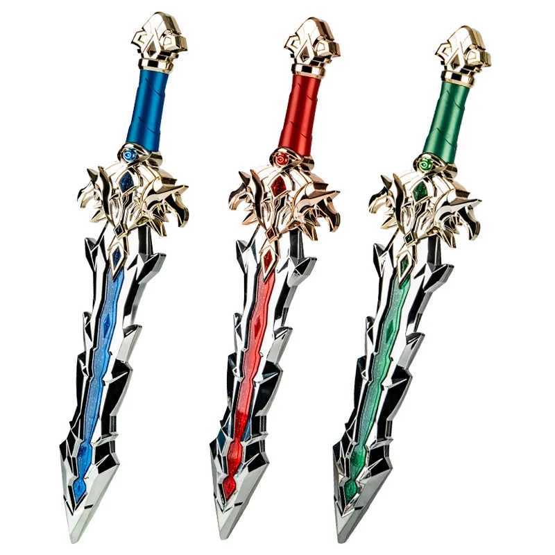New induction lightsaber boy sword warrior spear god fork half stable toy stable night market light battle httstick X241217