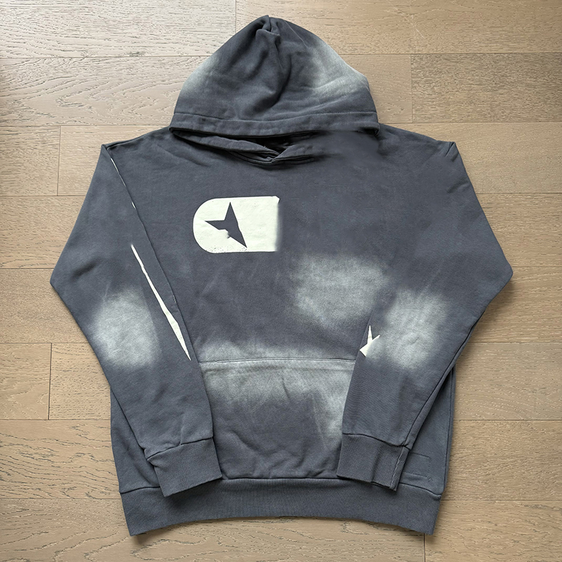 mens hoodie designer hoodies Fashion Mens Y2K with NFC scan men hoodies pullover Blue long sve hip-hop Street R250418 L250724