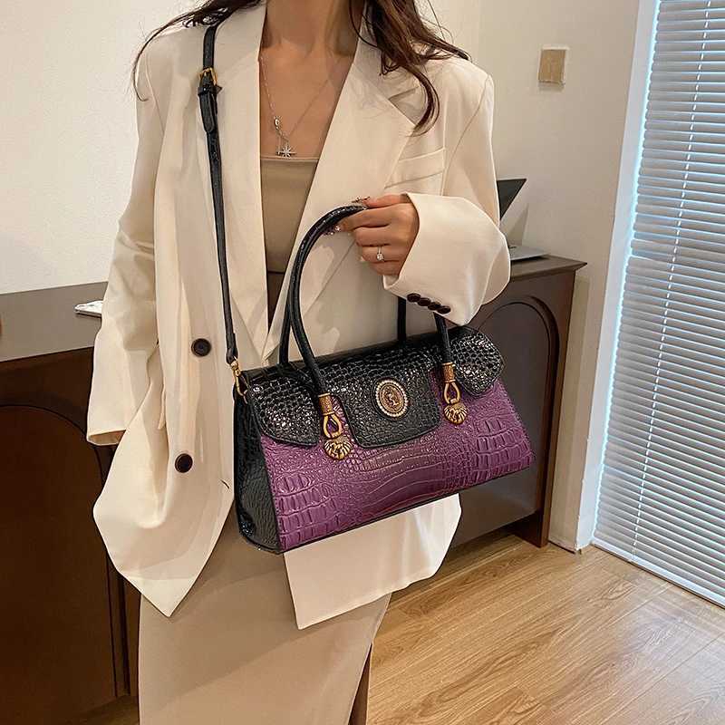 Famous Designer Brand Bags Wen odile Leather Handbag New Luxury Purple Ladies Hand Bag Purse Fi Shoder Bag Classic Z241216