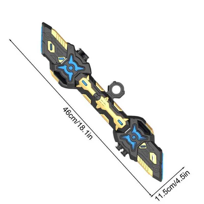 Laser Sword Toy Childrens Double sided Light Sword Fluorescent Rod Laser Rod Childrens Sword Toy War Gift Outdoor Toy Stretchable X241217