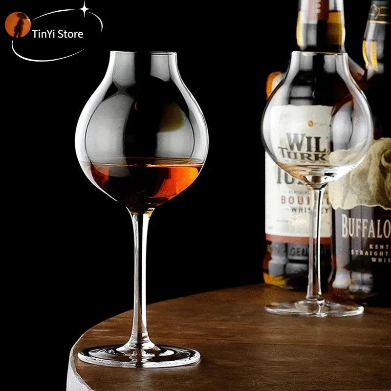2PCS Professional Blender Whiskey Copita Nosing Glass Tulip Sprout Whiskey Crystal XO Chivas Regal Cup Wine Tasting Glasses 241212