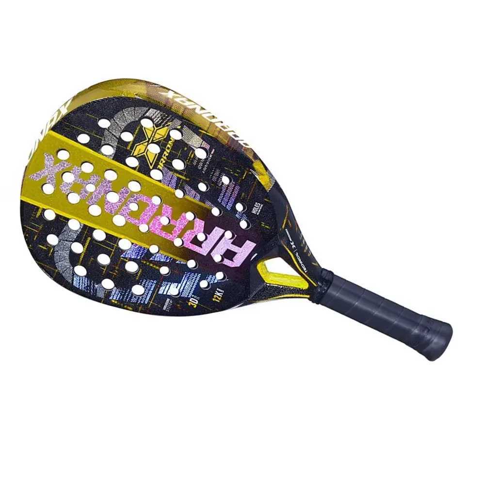 New Pala Padel tennis racket soft surface carbon fiber lightweight and fashionable EVA sports racket outdoor equipmentW241217