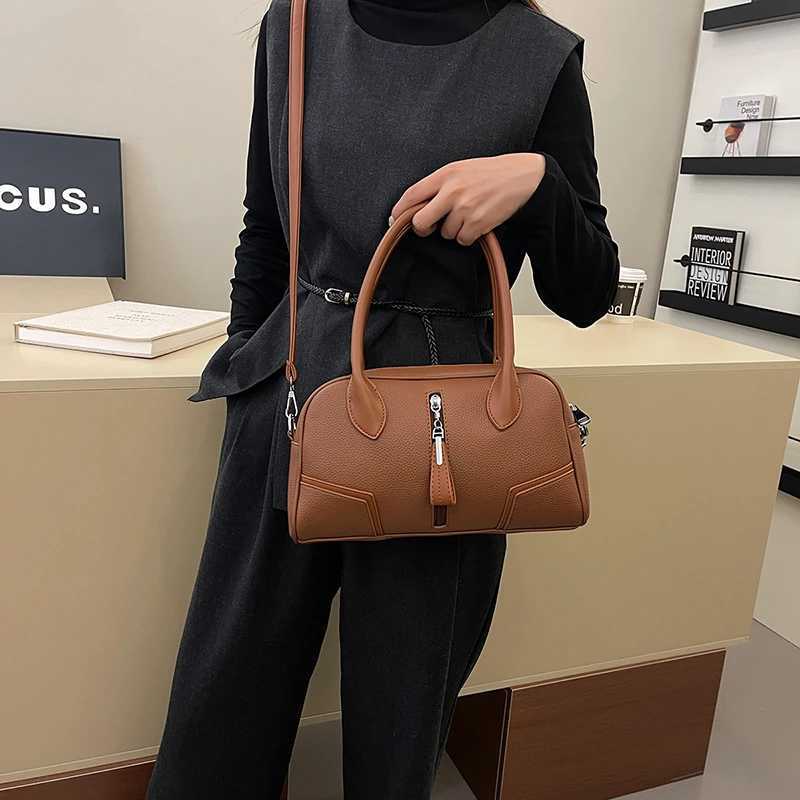Brand Bost Bag Wen Designer Handbag Underarm Bag For Wen Solid Color Pu Leather Shoder Crossbody Bag Fem Briefcase Z250210