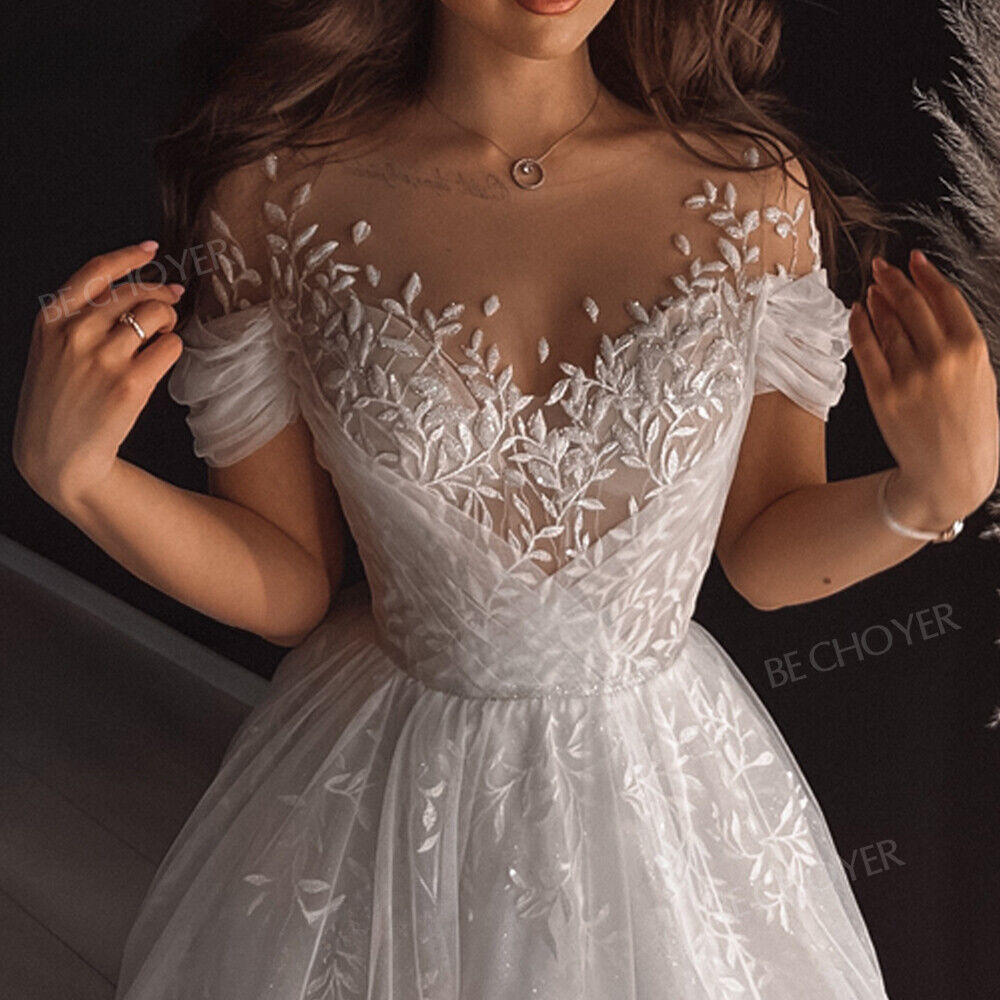 Crystals Beaded Wedding Dresses Cathedral Lace Appliqued Bridal Gowns Plus Size Empire Ball Robe De Mariage Weddings Gown 01 6660312