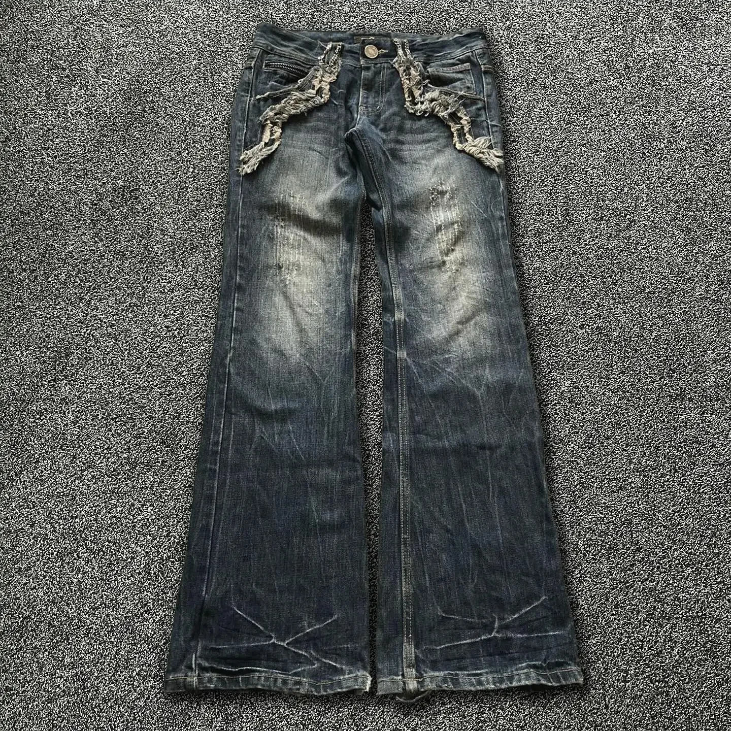 High Washed Slim Fit Jeans Y2k Retro Trend Street Straight Leg Pants Fashionable and Simple Womens Harajuku Style Flared Jeans 241217