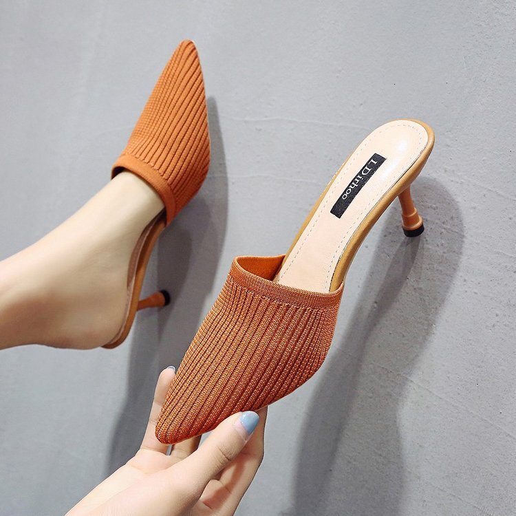 Pointed Ddmywed Sharp In The Summer Korean Version A Single Buckle Low Heel Casual Student For Women With Slim Heels And S Sandals Chinese Brand Shoes