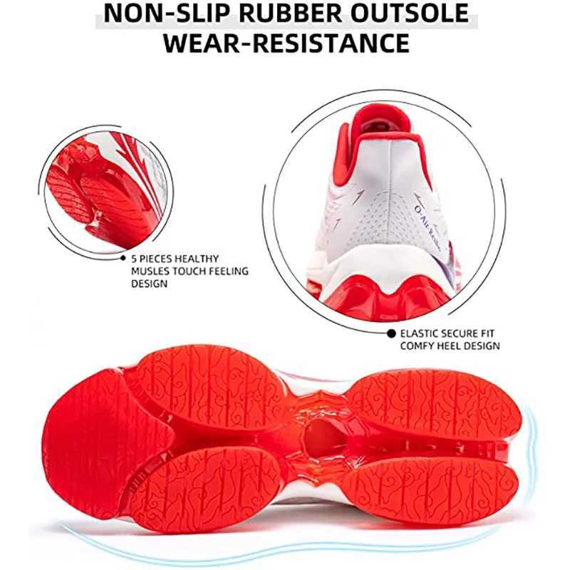 ONEMIX Air Cushion Running Shoes for Women Summer Lightweight Mesh Surface Breathable Sneakers Outdoor Fitness Sport ShoesC250304