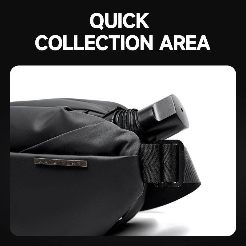 Men Waterproof Fanny With Magnetic Snap Trendy Shoulder Bag For Traveg Sporting Fit