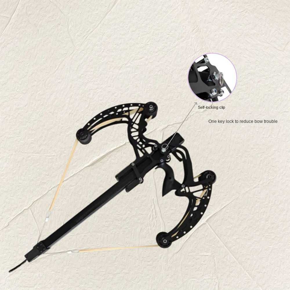 New all-metal 50-round compound bow and arrow compound slingshot steel ball double outdoor high-precision Green light bowXJ241217
