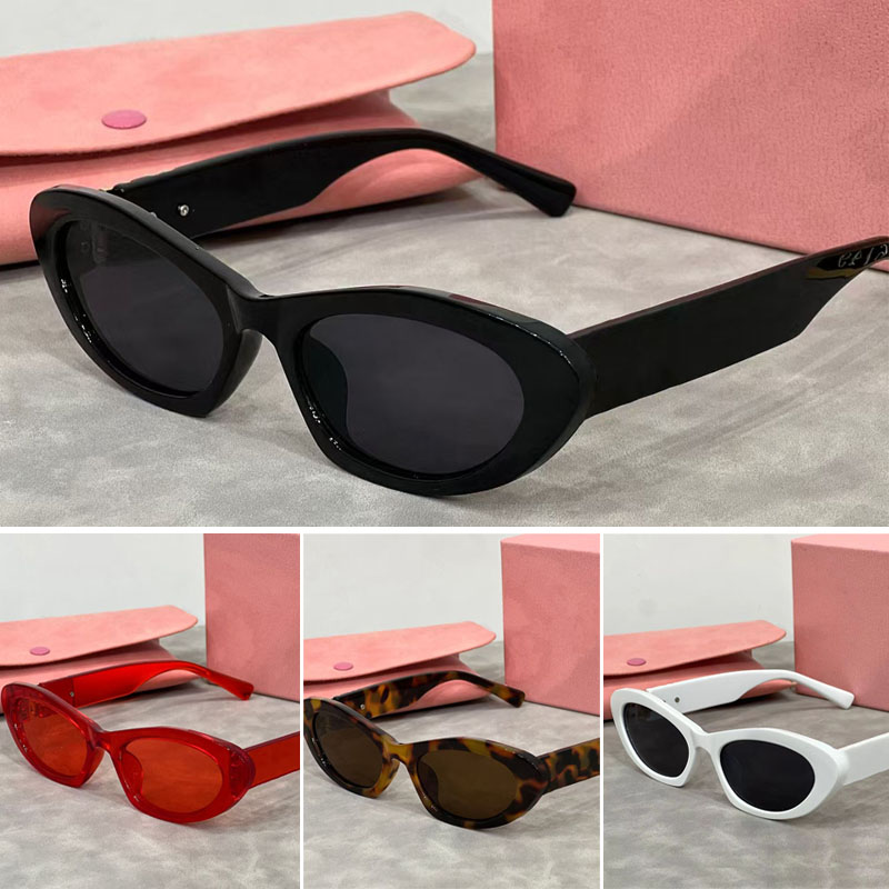 Designer Sunglasses Women's Luxury Vintage Cat Eye Round Sunglasses Men's Premium Metal Letter Sunglasses Fashion Outdoor Travel Goggles